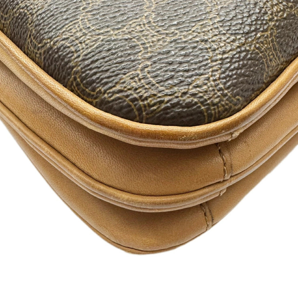 CELINE Macadam Crossbody Shoulder Bag Brown - Picture 5 of 11